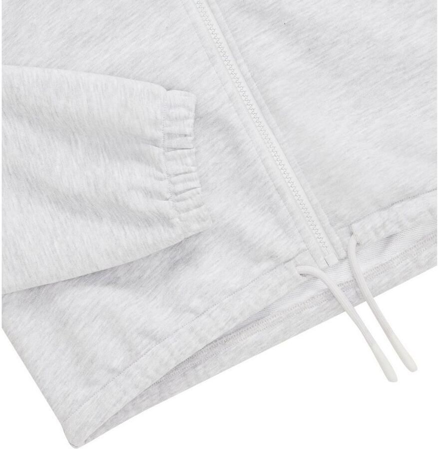 Tom Tailor Sweatvest Full Zip met koordsluiting in korte vorm