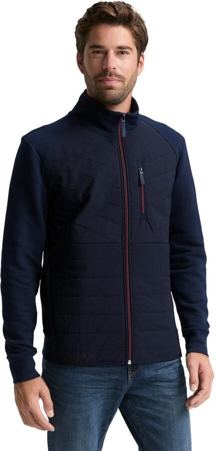 Tom Tailor Sweatvest met geborduurd logo - Foto 9