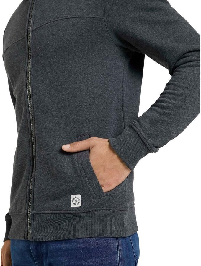 Tom Tailor Sweatvest met opstaande kraag die warm is voor de hals - Foto 2