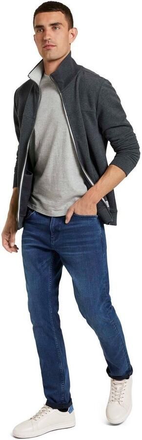 Tom Tailor Sweatvest met opstaande kraag die warm is voor de hals - Foto 7