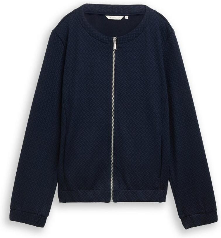 Tom Tailor Sweatvest met structuur