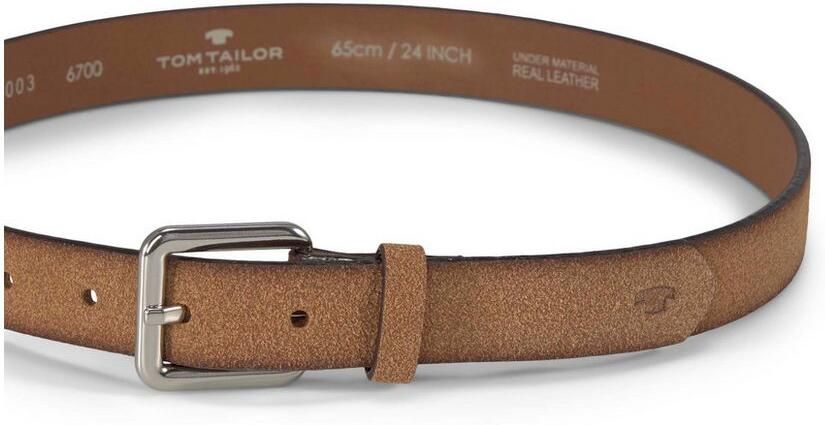 Tom Tailor Synthetische riem TTDAISY 2 5 cm brede kinderriem meisjes in velourslederlook