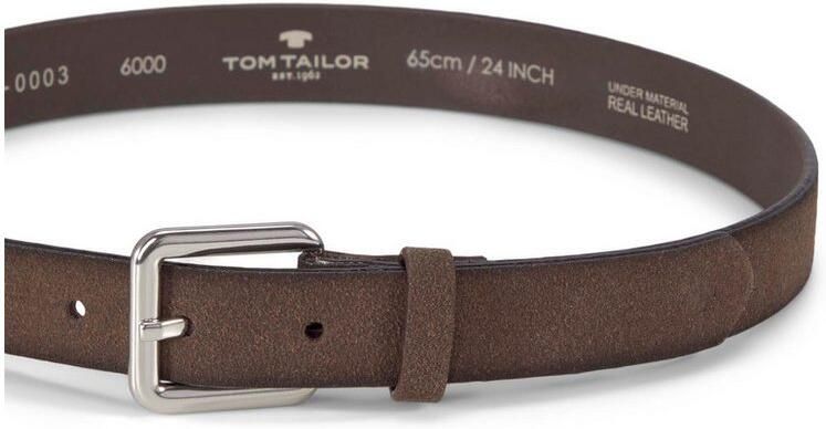 Tom Tailor Synthetische riem TTDAISY 2 5 cm brede kinderriem meisjes in velourslederlook