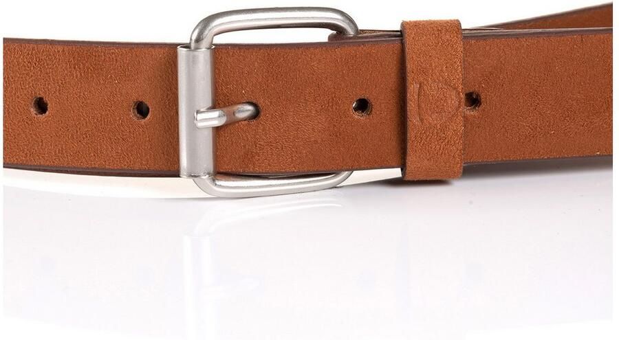 Tom Tailor Leren riem TTDDOLLY 3 cm brede damesriem veloursleder-optiek denim-look - Foto 4