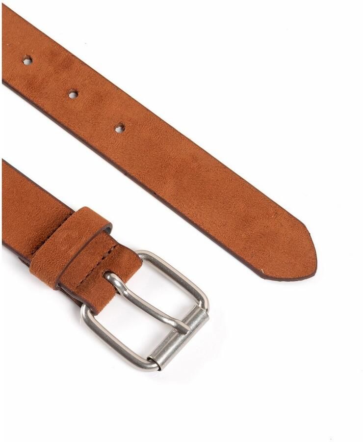 Tom Tailor Leren riem TTDDOLLY 3 cm brede damesriem veloursleder-optiek denim-look - Foto 2