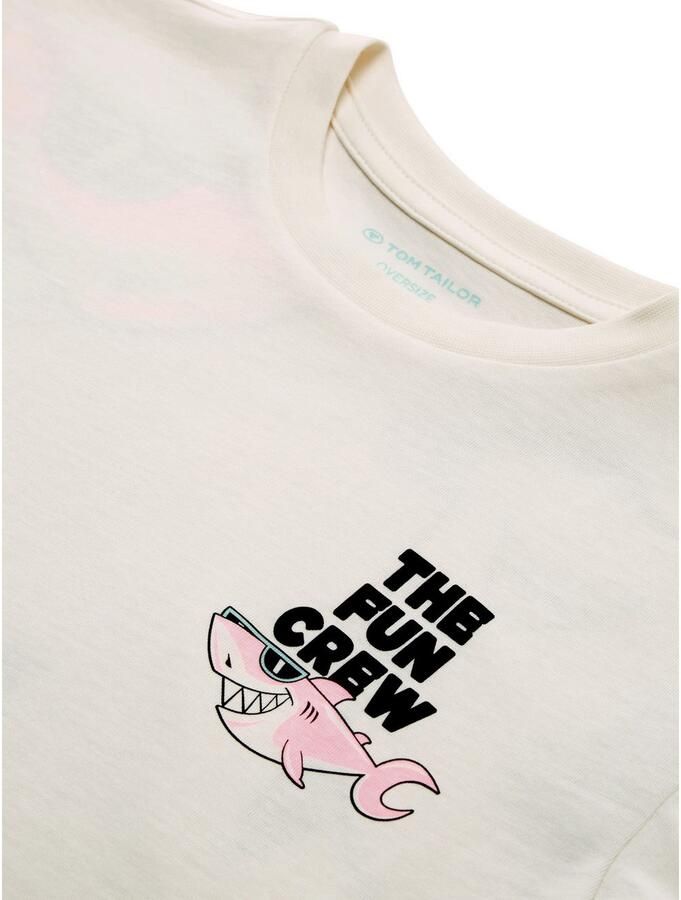 Tom Tailor Regular fit T-shirt van puur katoen