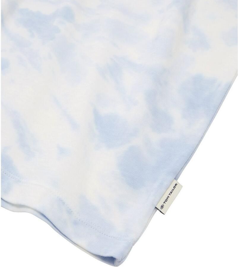 Tom Tailor Oversized T-shirt met batikmotief