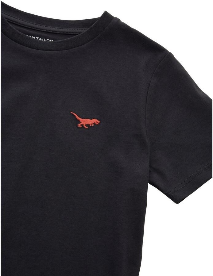 Tom Tailor T-shirt met dino-borduursel