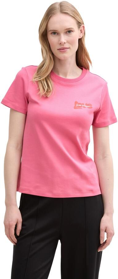 Tom Tailor T-shirt met frontprint - Foto 5