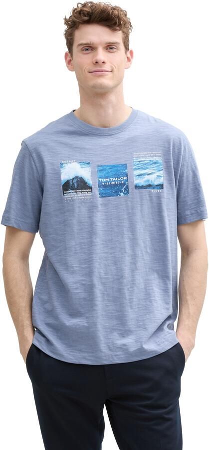 Tom Tailor T-shirt met frontprint - Foto 6