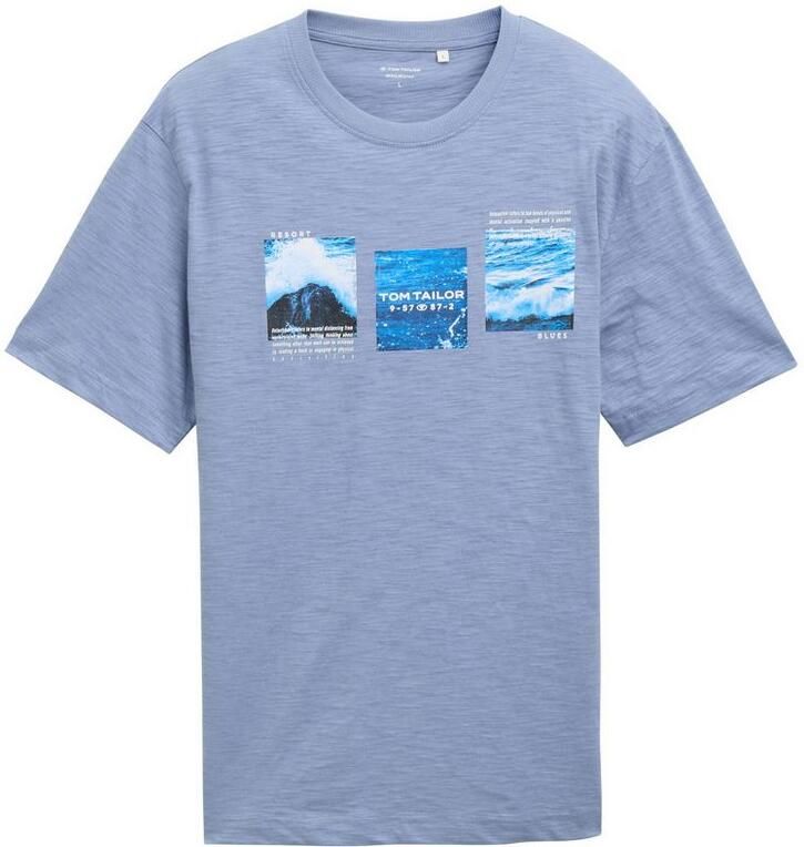 Tom Tailor T-shirt met frontprint - Foto 3