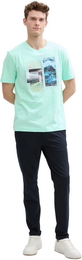 Tom Tailor T-shirt met frontprint - Foto 5