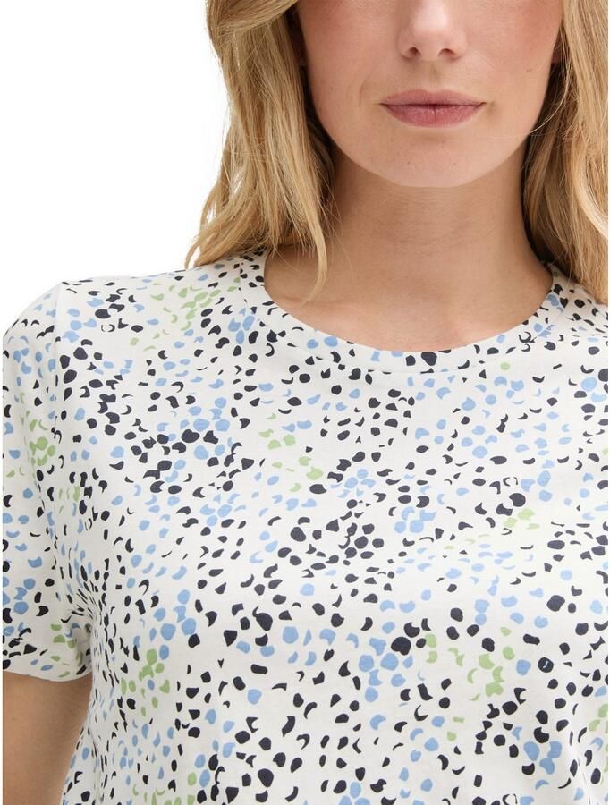 Tom Tailor Regular fit T-shirt van puur katoen