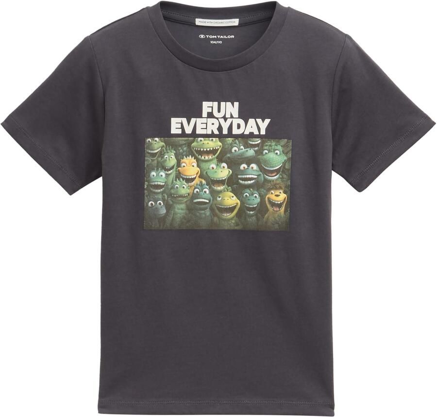 Tom Tailor Regular fit T-shirt van puur katoen - Foto 2