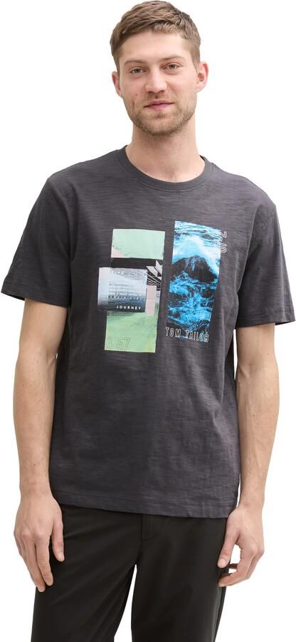 Tom Tailor T-shirt met frontprint - Foto 6