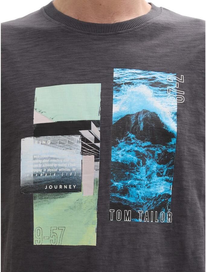 Tom Tailor T-shirt met frontprint