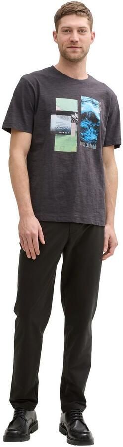 Tom Tailor T-shirt met frontprint - Foto 5