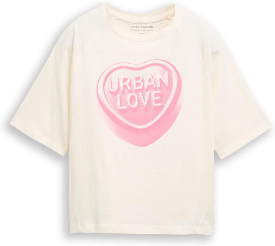 Tom Tailor T-shirt met frontprint - Foto 3