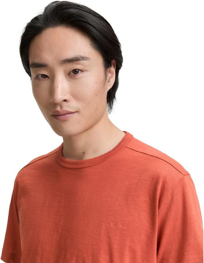 Tom Tailor T-shirt met geborduurd logo