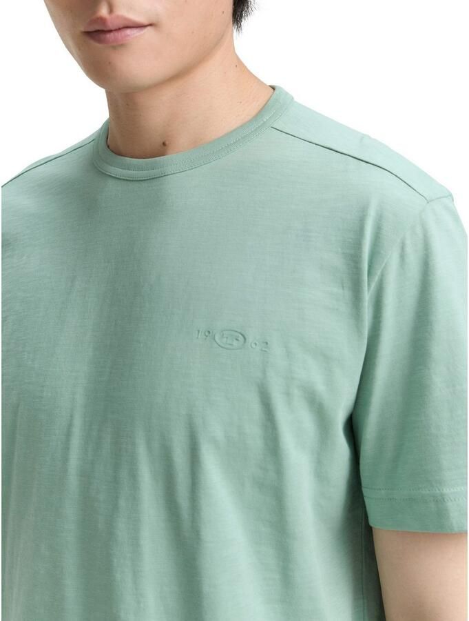 Tom Tailor T-shirt met geborduurd logo