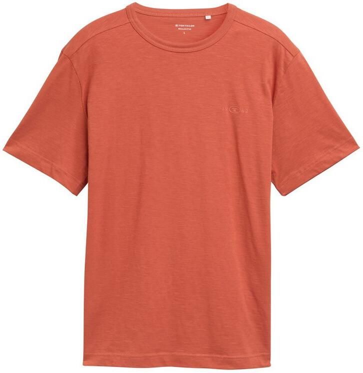 Tom Tailor T-shirt met geborduurd logo - Foto 3