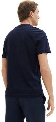 Tom Tailor Regular fit T-shirt van puur katoen met labelprint - Foto 6