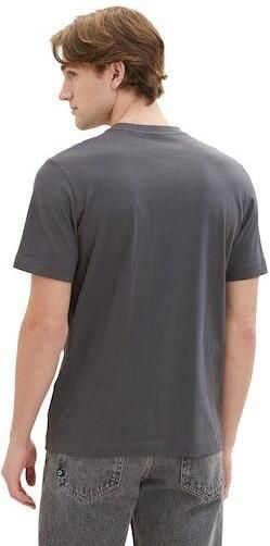 Tom Tailor Regular fit T-shirt van puur katoen met labelprint - Foto 4