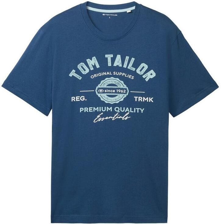Tom Tailor T-shirt met grote logo-frontprint - Foto 2