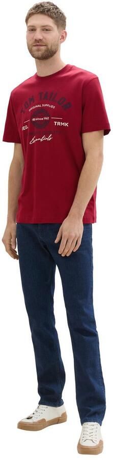 Tom Tailor T-shirt met grote logo-frontprint - Foto 6