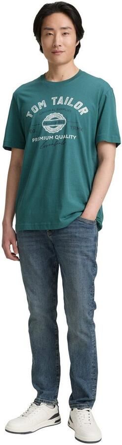 Tom Tailor T-shirt met grote logo-frontprint - Foto 5