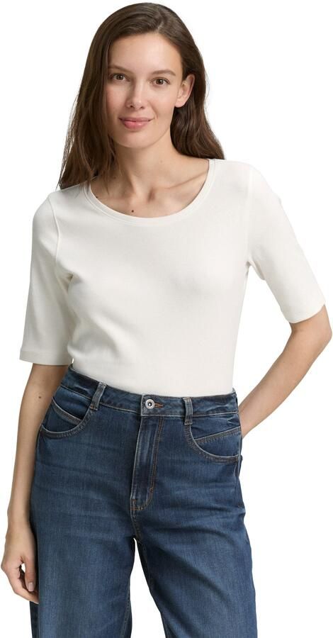 Tom Tailor Regular fit T-shirt van katoenmix - Foto 6