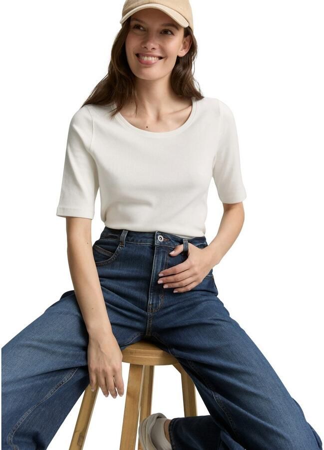 Tom Tailor Regular fit T-shirt van katoenmix - Foto 3