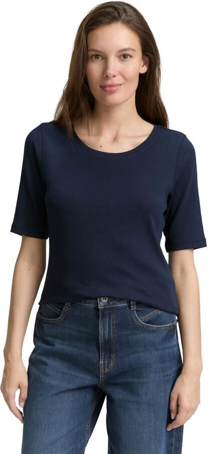 Tom Tailor Regular fit T-shirt van katoenmix - Foto 6