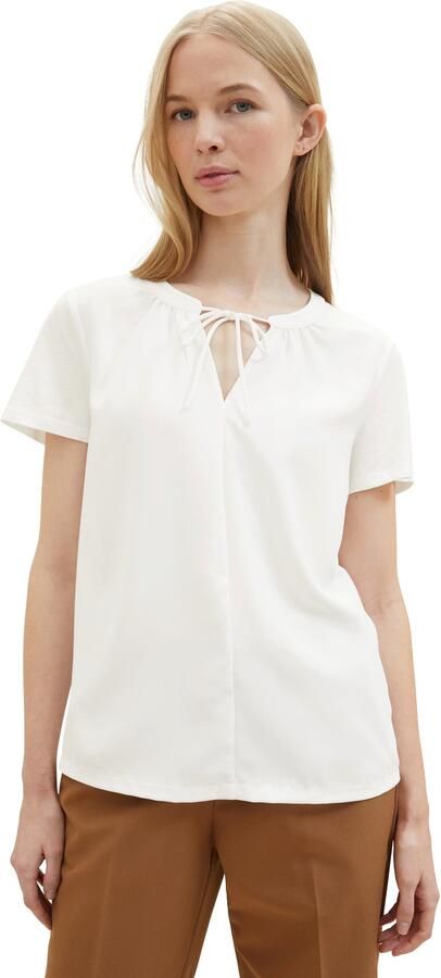 Tom Tailor T-shirt met druppelvormige hals - Foto 6