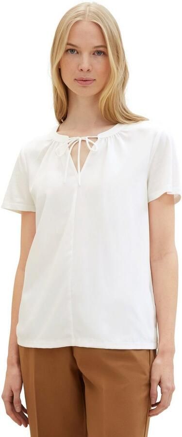 Tom Tailor T-shirt met druppelvormige hals - Foto 4