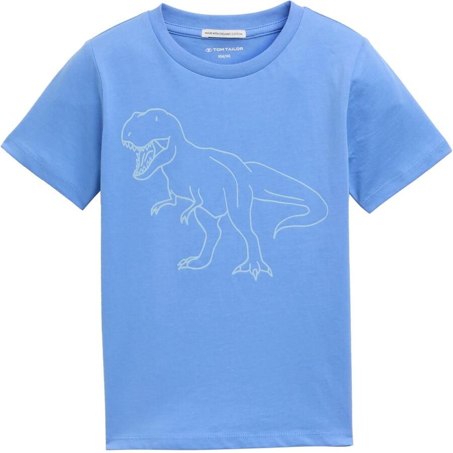 Tom Tailor T-shirt met in het donker oplichtende print - Foto 2