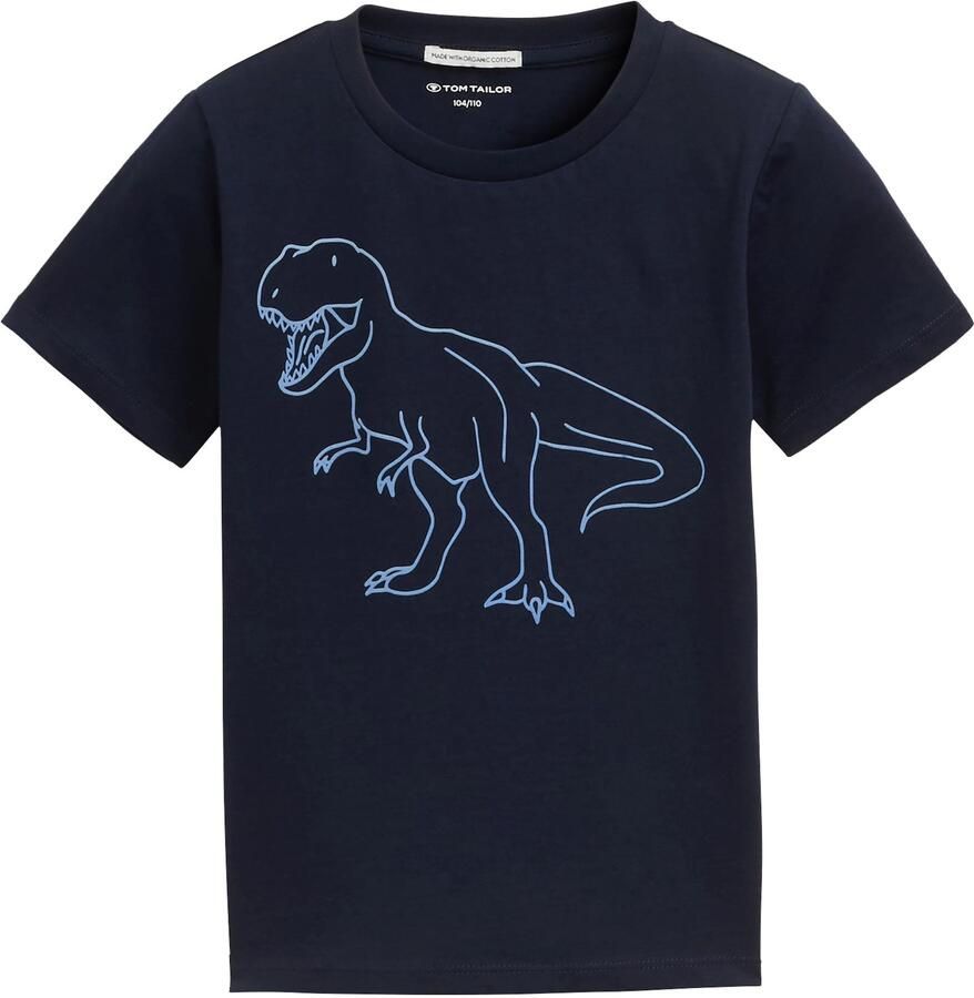 Tom Tailor T-shirt met in het donker oplichtende print - Foto 2