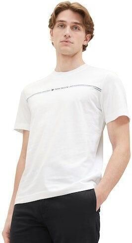 Tom Tailor T-shirt met logo-frontprint - Foto 6