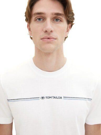 Tom Tailor T-shirt met logo-frontprint - Foto 2