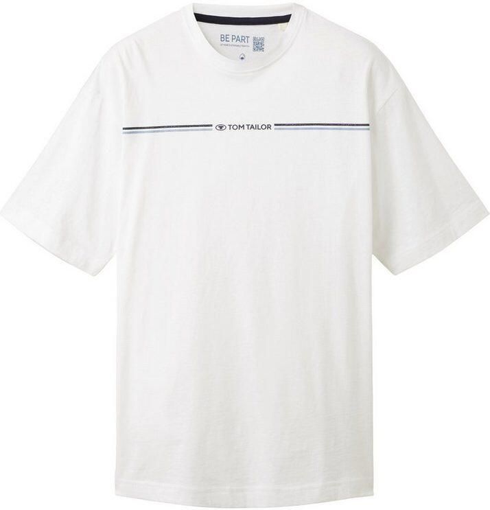 Tom Tailor T-shirt met logo-frontprint