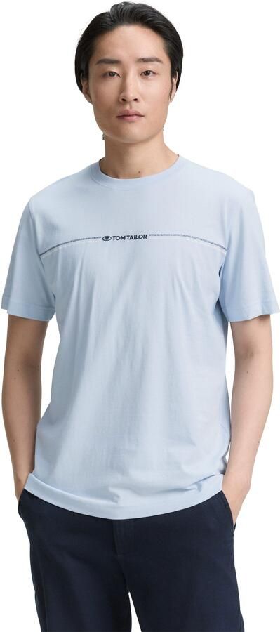 Tom Tailor T-shirt met logo-frontprint - Foto 5