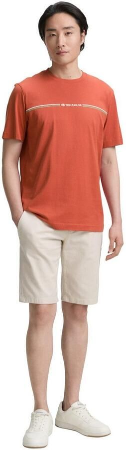 Tom Tailor T-shirt met logo-frontprint - Foto 5