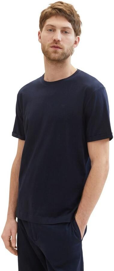 Tom Tailor T-shirt met logoborduursel (set 3-delig) - Foto 5