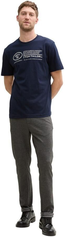 Tom Tailor T-shirt met logoprint (set 2-delig) - Foto 5