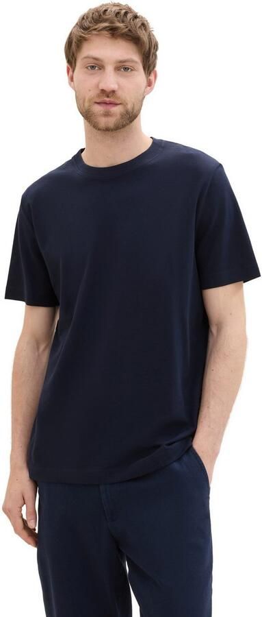 Tom Tailor T-shirt met piqué structuur - Foto 7