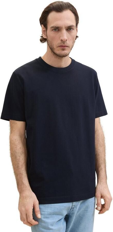 Tom Tailor T-shirt met piqué structuur - Foto 5