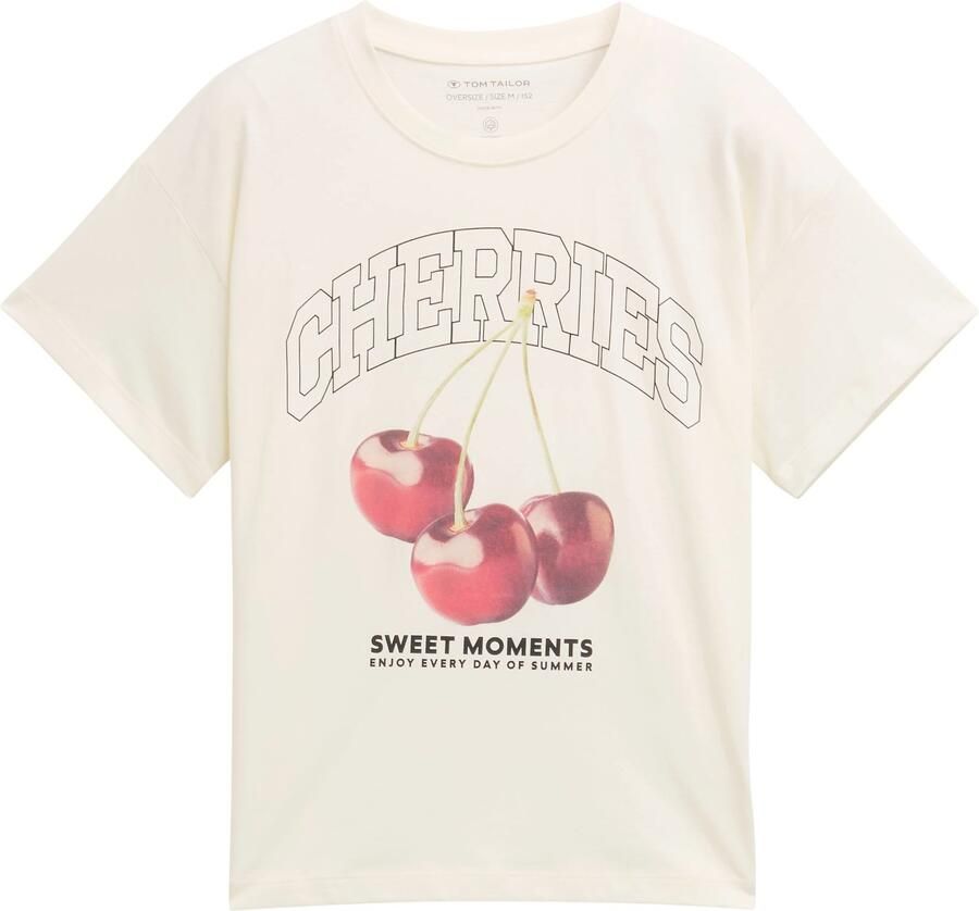 Tom Tailor Oversized T-shirt van puur katoen - Foto 3