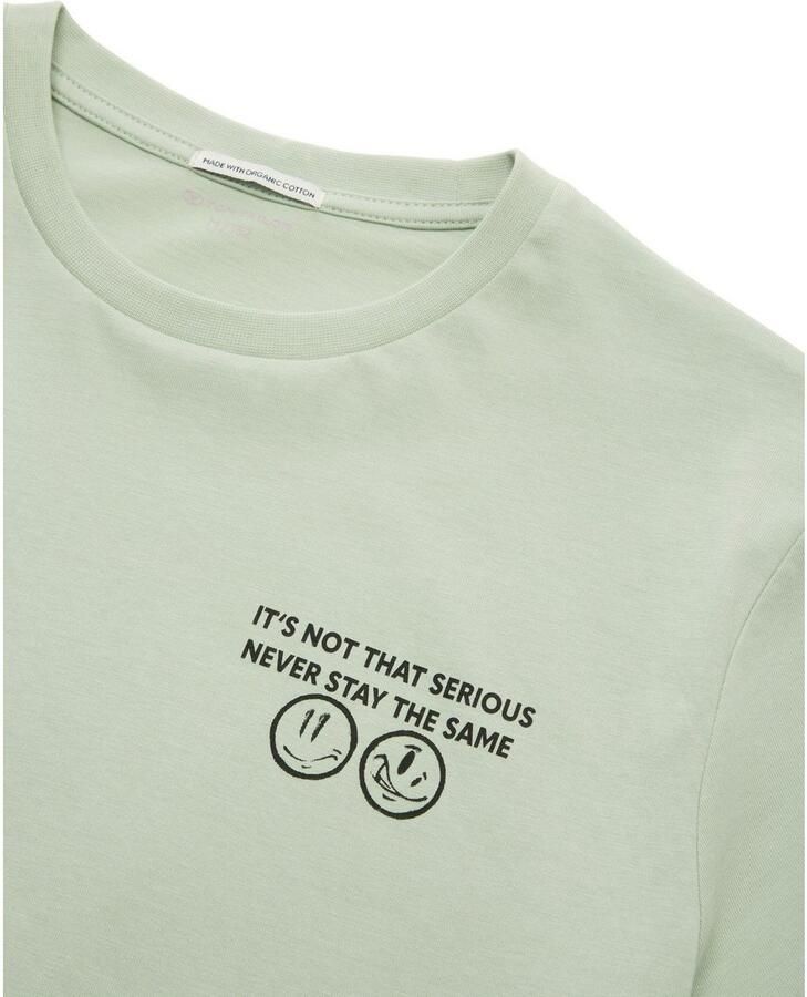 Tom Tailor T-shirt met voor- en achterkant print