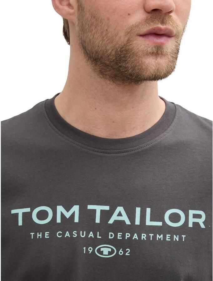 Tom Tailor Regular fit T-shirt van puur katoen