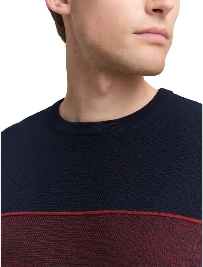 Tom Tailor Trui met ronde hals colourblocking-stijl